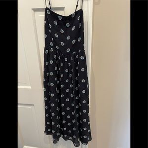 Babaton size 6 floral spaghetti strap dress